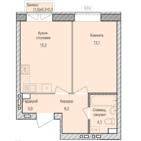 40 м², 1-комнатная квартира 4 060 000 ₽ - изображение 29