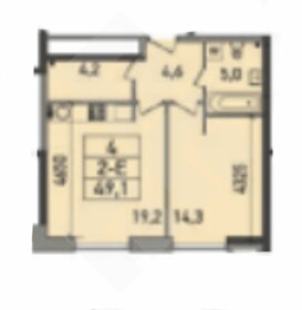 51,1 м², 2-комнатная квартира 33 500 000 ₽ - изображение 128