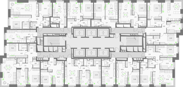 101,2 м², 4-комнатная квартира 24 000 000 ₽ - изображение 97