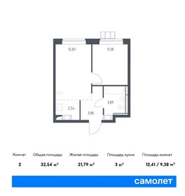 32,6 м², 1-комнатная квартира 7 994 243 ₽ - изображение 8