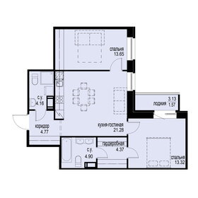 79,4 м², 3-комнатная квартира 12 500 000 ₽ - изображение 112