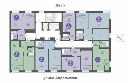 45,2 м², 2-комнатная квартира 5 785 600 ₽ - изображение 2