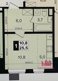 Квартира 25,5 м², студия - изображение 1