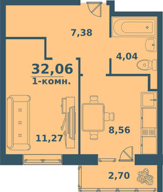 20,2 м², квартира-студия 2 250 000 ₽ - изображение 28