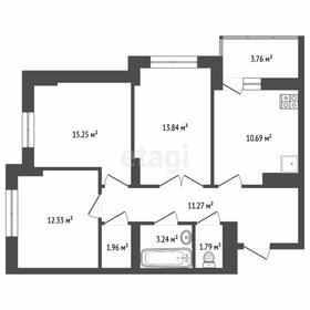 Квартира 74,1 м², 3-комнатная - изображение 1