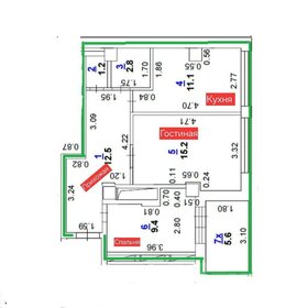 Квартира 58,7 м², 2-комнатная - изображение 1