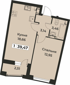 52 м², 2-комнатная квартира 5 750 000 ₽ - изображение 61