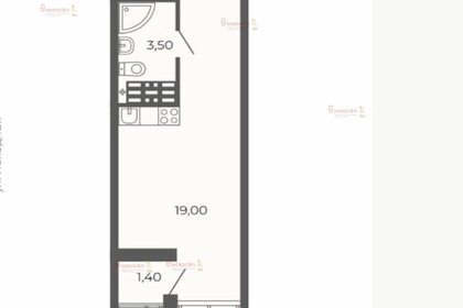 Квартира 23 м², 1-комнатная - изображение 1