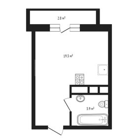 Квартира 23 м², студия - изображение 1