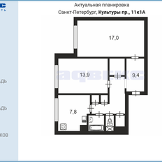 Квартира 54,9 м², 2-комнатная - изображение 2