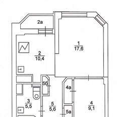 Квартира 53 м², 2-комнатная - изображение 4