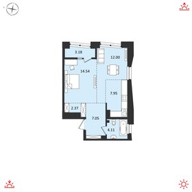 53,6 м², 2-комнатная квартира 7 900 000 ₽ - изображение 40