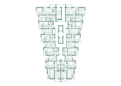 47,7 м², 2-комнатная квартира 5 962 500 ₽ - изображение 18