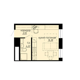 26,6 м², квартира-студия 7 400 000 ₽ - изображение 81