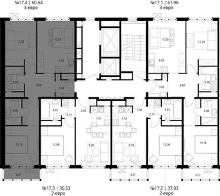 62 м², 2-комнатная квартира 10 499 000 ₽ - изображение 122