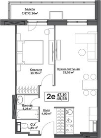 49,6 м², 1-комнатная квартира 6 326 901 ₽ - изображение 15