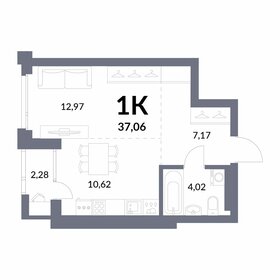 39,9 м², 1-комнатная квартира 7 250 000 ₽ - изображение 82
