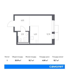 22,9 м², квартира-студия 6 733 342 ₽ - изображение 32