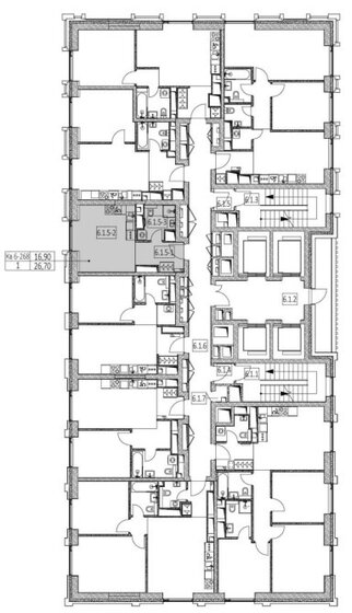 26,7 м², квартира-студия 10 200 000 ₽ - изображение 1