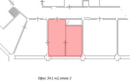 33,8 м², офис 32 110 ₽ в месяц - изображение 18