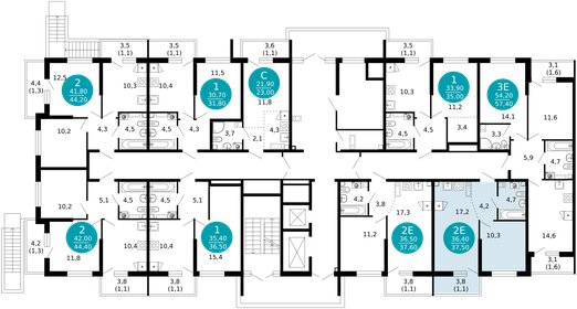 Квартира 37,5 м², 1-комнатная - изображение 2