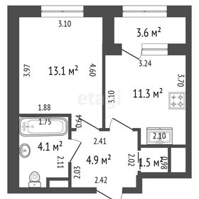 Квартира 37 м², 1-комнатная - изображение 1