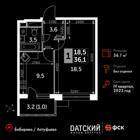 36,9 м², 1-комнатная квартира 8 878 140 ₽ - изображение 83