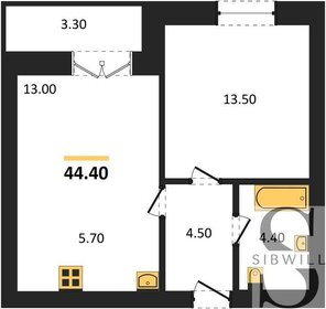 45,6 м², 1-комнатная квартира 6 030 000 ₽ - изображение 42