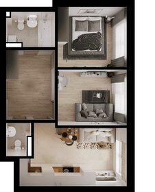 43,1 м², 2-комнатная квартира 3 650 000 ₽ - изображение 65