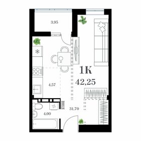 41,7 м², 1-комнатная квартира 10 432 500 ₽ - изображение 8