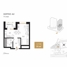 Квартира 32,5 м², студия - изображение 1