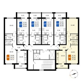 Квартира 57,6 м², 2-комнатная - изображение 2