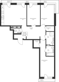 105 м², 4-комнатная квартира 20 250 000 ₽ - изображение 133