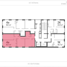 Квартира 82,9 м², 3-комнатная - изображение 2