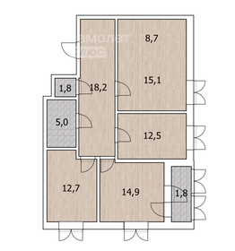 99,5 м², 4-комнатная квартира 12 000 000 ₽ - изображение 85