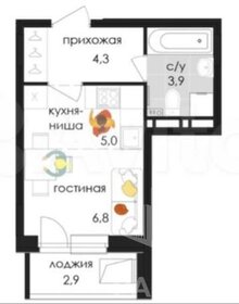 15,7 м², квартира-студия 2 150 000 ₽ - изображение 72