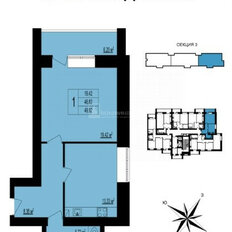 Квартира 49,9 м², 1-комнатная - изображение 3