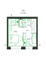 56,2 м², 3-комнатная квартира 5 318 000 ₽ - изображение 32