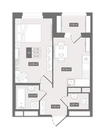 32,5 м², 1-комнатная квартира 5 395 000 ₽ - изображение 54