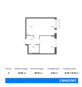 48,1 м², 2-комнатная квартира 6 950 000 ₽ - изображение 52