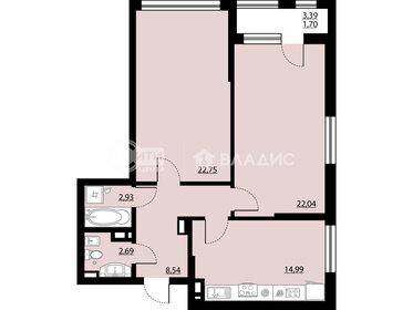 72 м², 2-комнатная квартира 9 826 059 ₽ - изображение 21