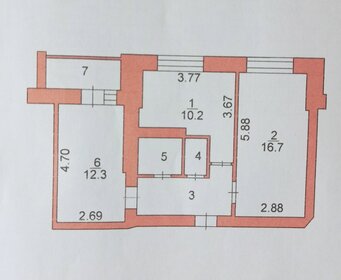 57,6 м², 3-комнатная квартира 2 950 000 ₽ - изображение 61