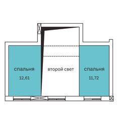 Квартира 97,9 м², 1-комнатная - изображение 3