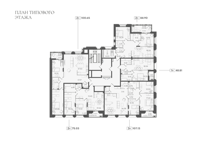 107,3 м², 4-комнатная квартира 29 175 000 ₽ - изображение 32