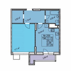 51,3 м², 1-комнатная квартира 8 730 000 ₽ - изображение 21