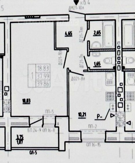 40 м², 1-комнатная квартира 5 250 000 ₽ - изображение 41