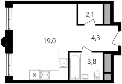 23 м², квартира-студия 13 840 000 ₽ - изображение 38