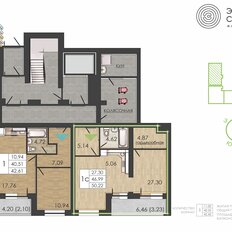 Квартира 50,2 м², 1-комнатная - изображение 2