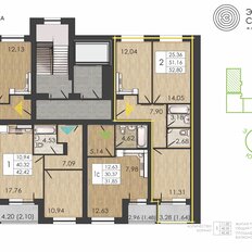 Квартира 52,8 м², 2-комнатная - изображение 2