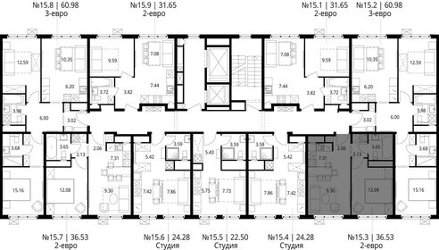 40 м², 1-комнатная квартира 6 500 000 ₽ - изображение 96